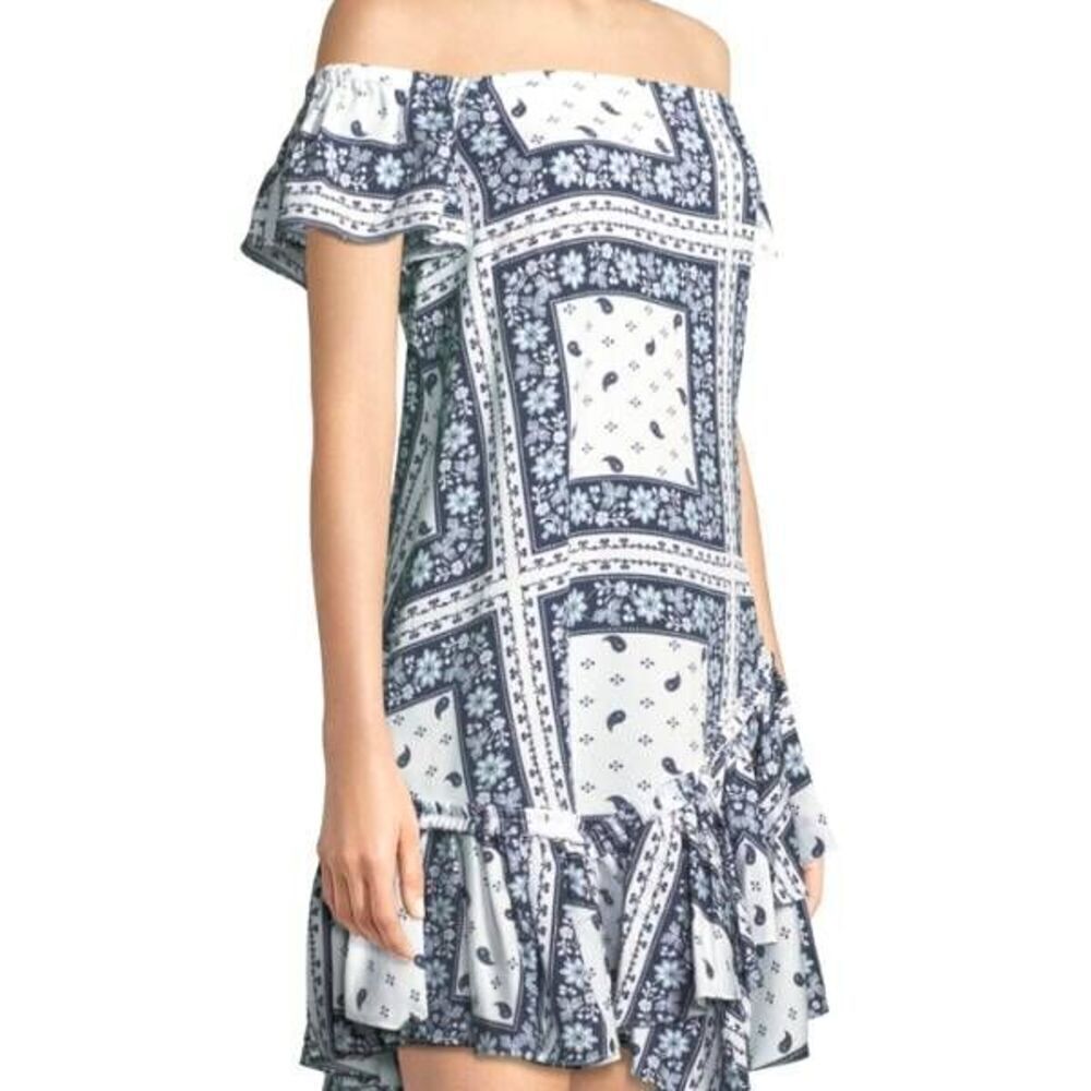 Cinq a Sept Minella Bandana Paisley Print Dress sz 4